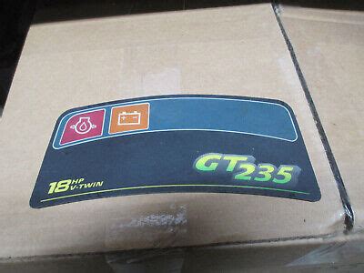 John Deere Instrument Panel Decals 